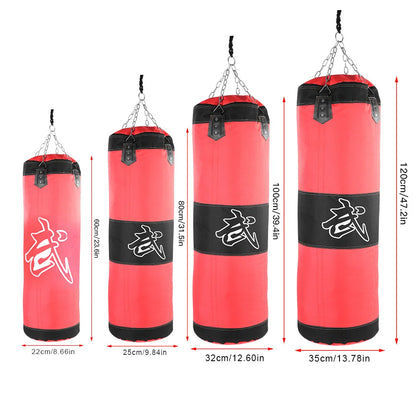 Empty training boxing hook sandbag