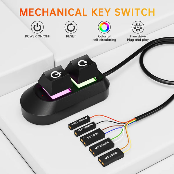 2M Desktop Computer Power Supply Button