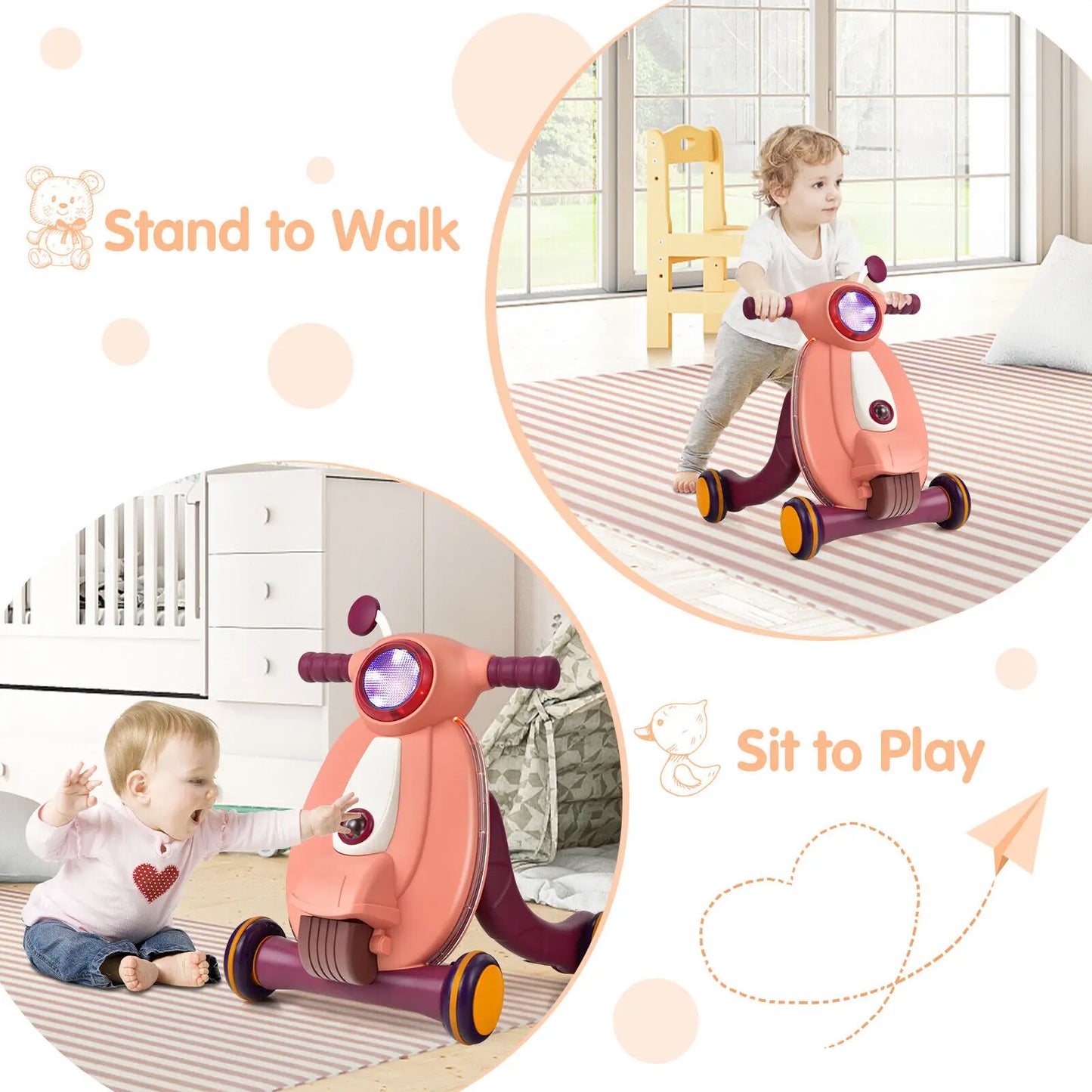 Early development toy activity walker