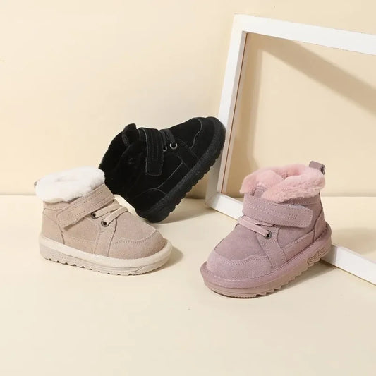 Cute unisex leather baby's shoes