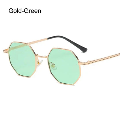 Vintage metal uv protection sunglasses