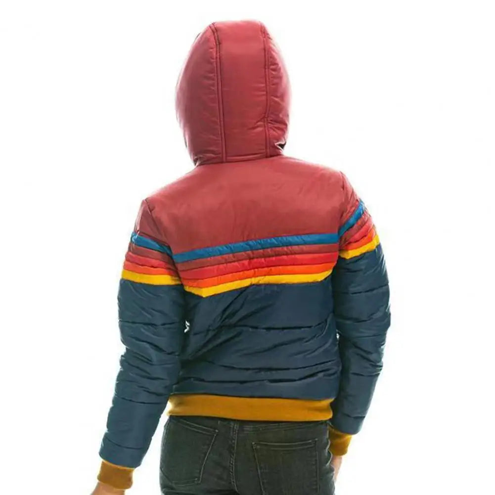 Women's trendy hooded parkas jacket