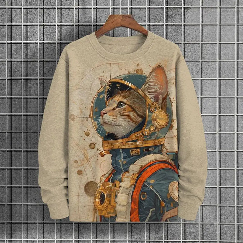 Japanese 3D Printed Casual Hoody Sweatshirt