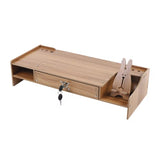 Multifunction Monitor Stand with Phone Holder Desk Organizer