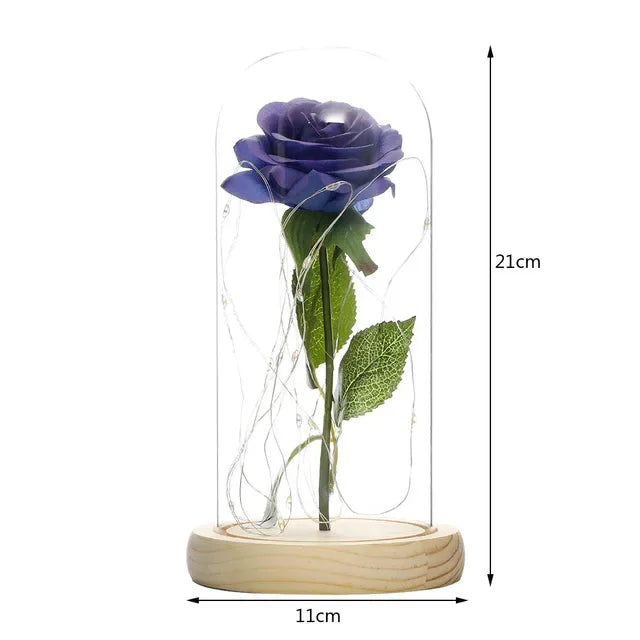 Led rose artificial flowers
