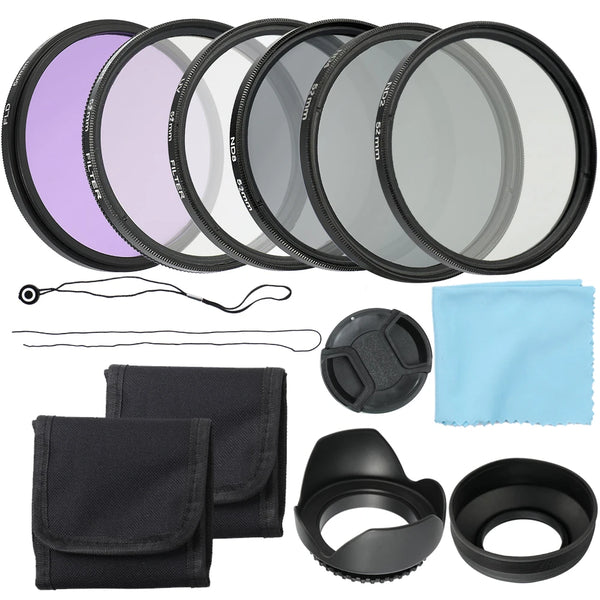 Professional Camera UV CPL FLD Lens Filters Kit