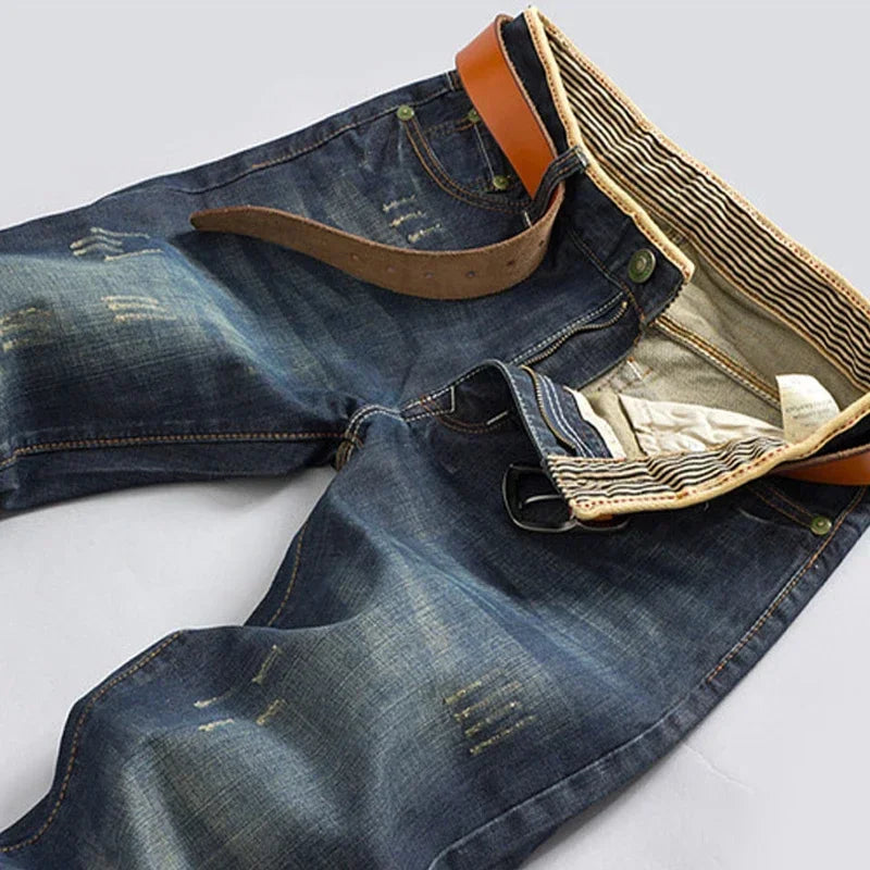 Men's Business Stretch Denim Jeans