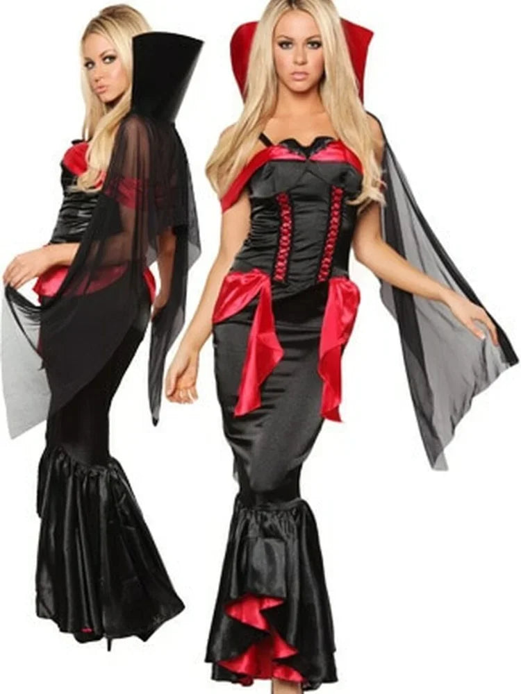 Halloween Sexy Dark Vampire Queen Costumes