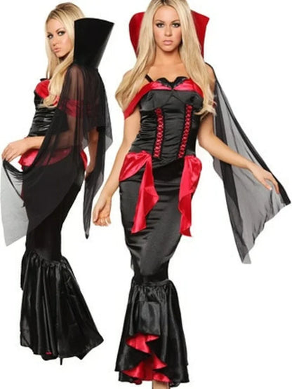 Halloween Sexy Dark Vampire Queen Costumes