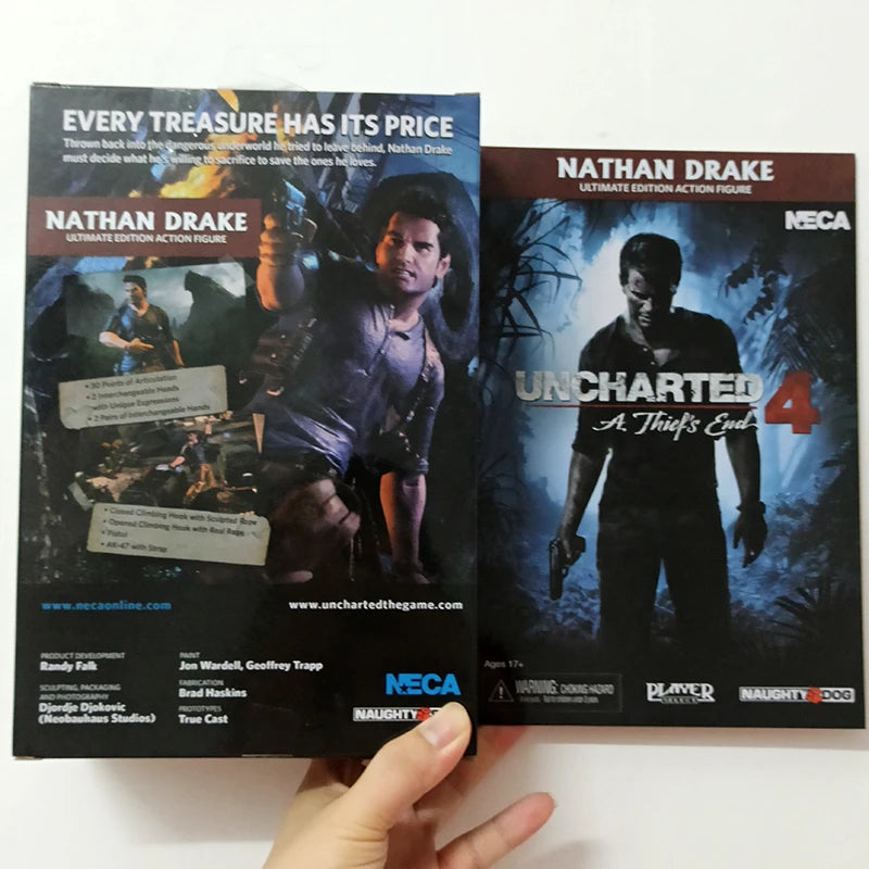 NECA Uncharted 4 A thief's end NATHAN DRAKE Action Figure Model Toys