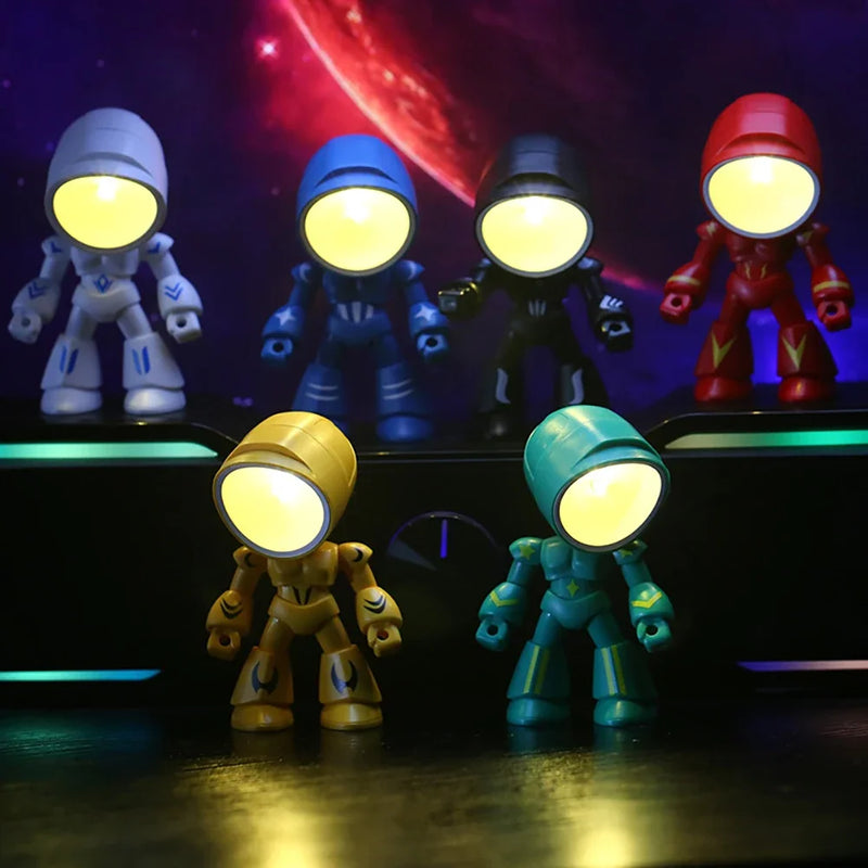 LED Cartoon Cute Hero Police Desk Lamp
