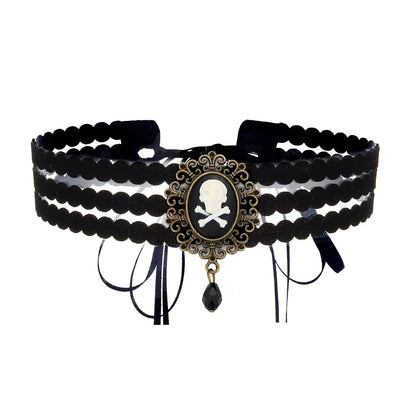 Gothic Style Choker Halloween Necklace