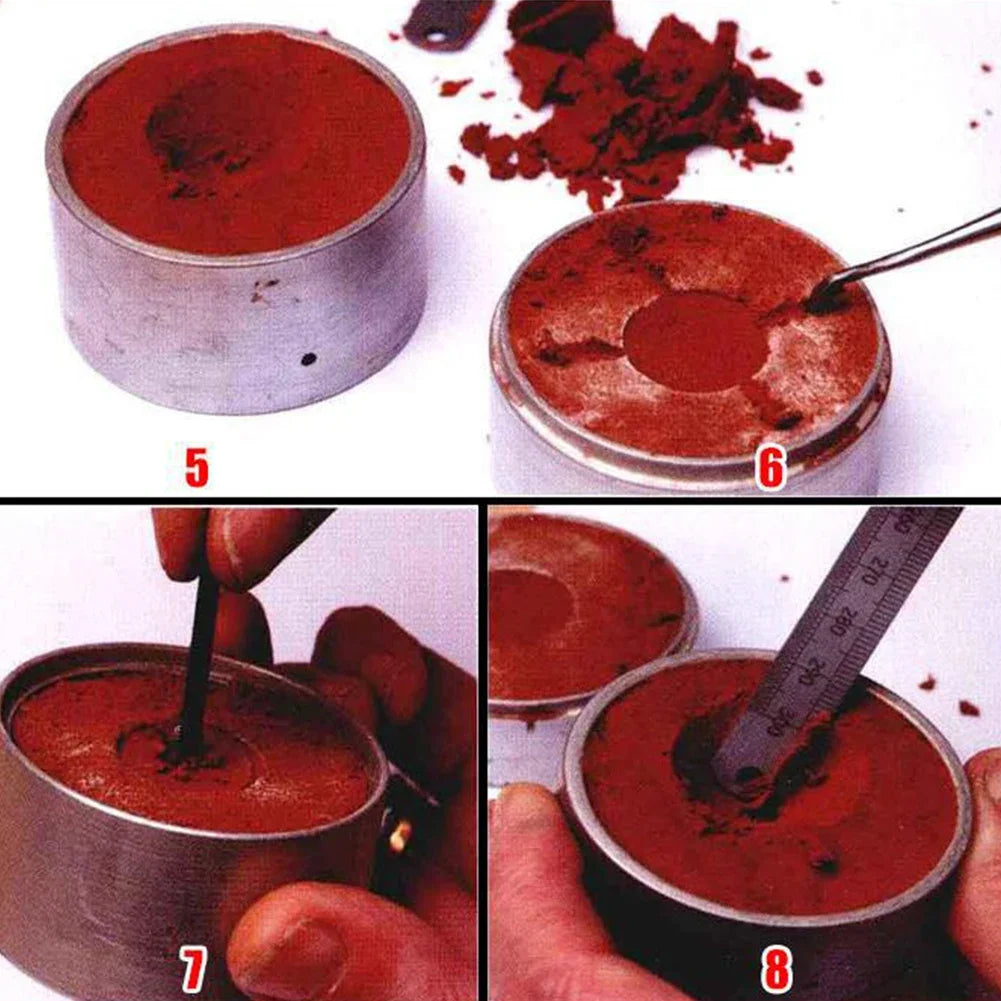 Aluminum alloy diy cylindrical jewelry casting melting tool