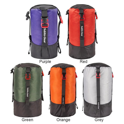 Multi-purpose ultralight sleeping bag stuff sack