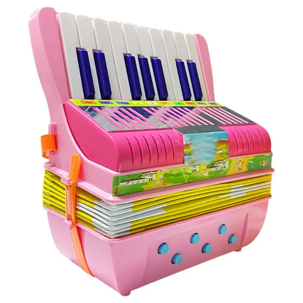 Lightweight 17Keys Button Accordion Toy