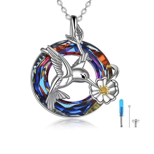 Fashion Hummingbird Shaped Pendant Necklace