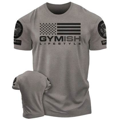 Men's Fitness T-Shirt - Short Sleeve Gym Wear | East R Us