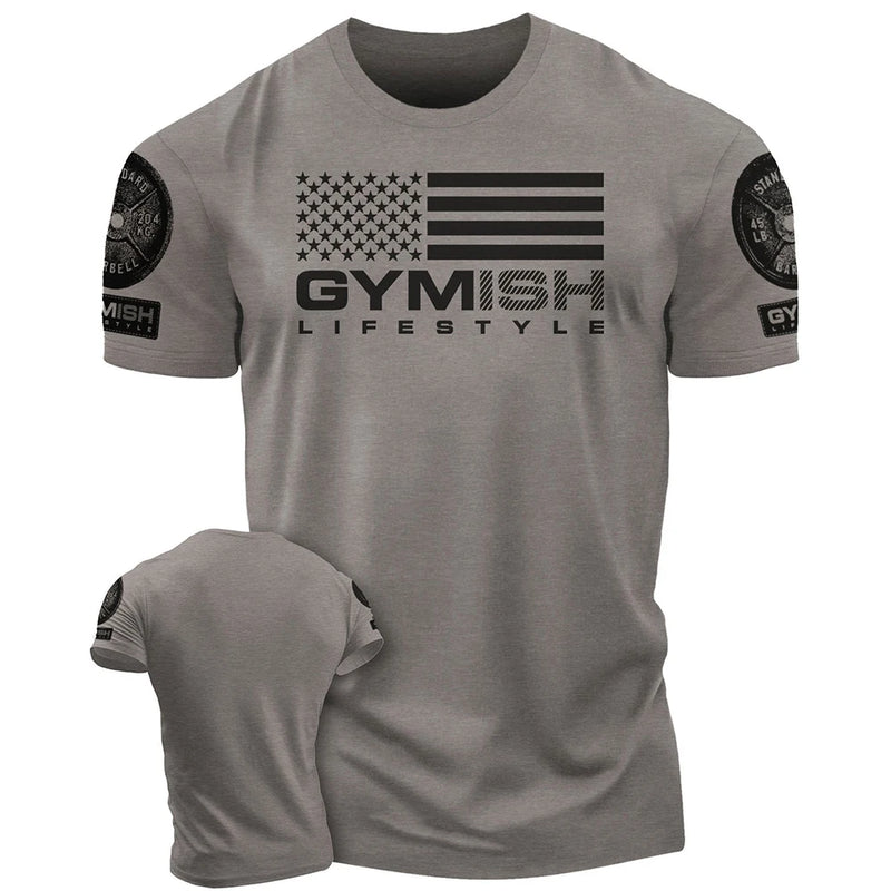 Men's Fitness T-Shirt - Short Sleeve Gym Wear | East R Us
