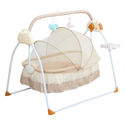 Portable Electric Bluetooth Baby Swing Cradle