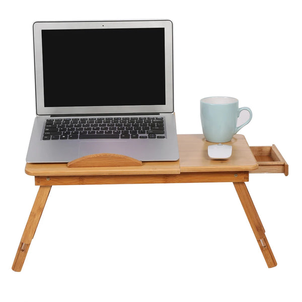 Adjustable Bamboo Laptop Desk