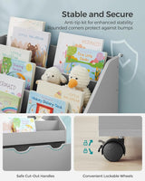 Children's Storage Box with Wheels