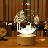 3D Acrylic USB LED Night Lights