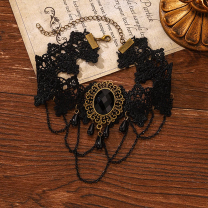 Gothic Style Choker Halloween Necklace