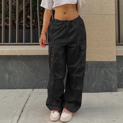 Women's knitted cargo pants
