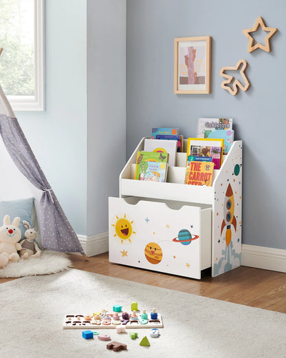 Children's storage box with wheels