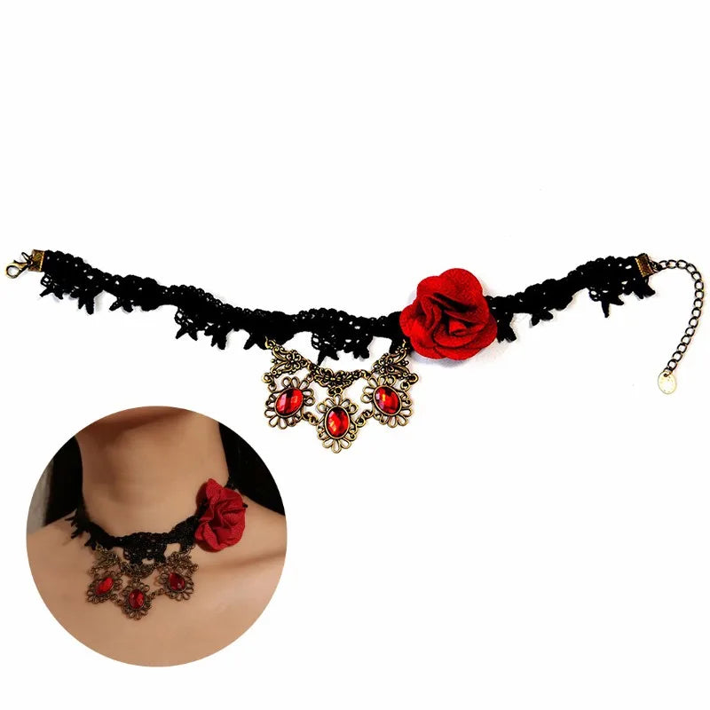 Steampunk Vintage Choker Necklace