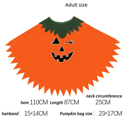 Luminous Pumpkin Cape Halloween Costumes