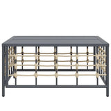 Anthracite Poly Rattan Garden Table