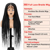 Cornrow Knotless Braided Wigs