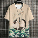 Animal Print Casual T-Shirt - Stylish Loose Tee | East R Us