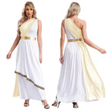 One Shoulder Chiffon Overlay Vintage Dress