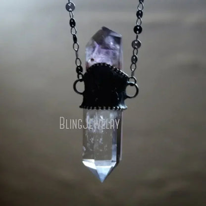 Crystal Stainless Steel Necklace