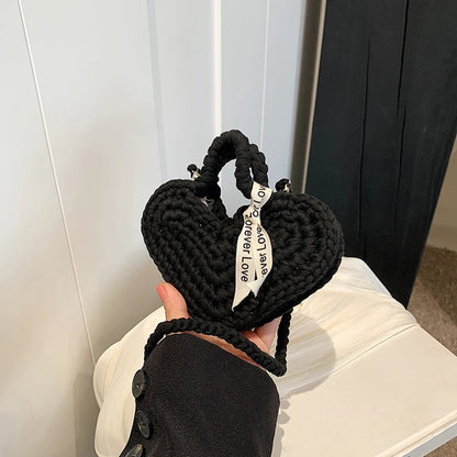 Handmade crochet small handbag