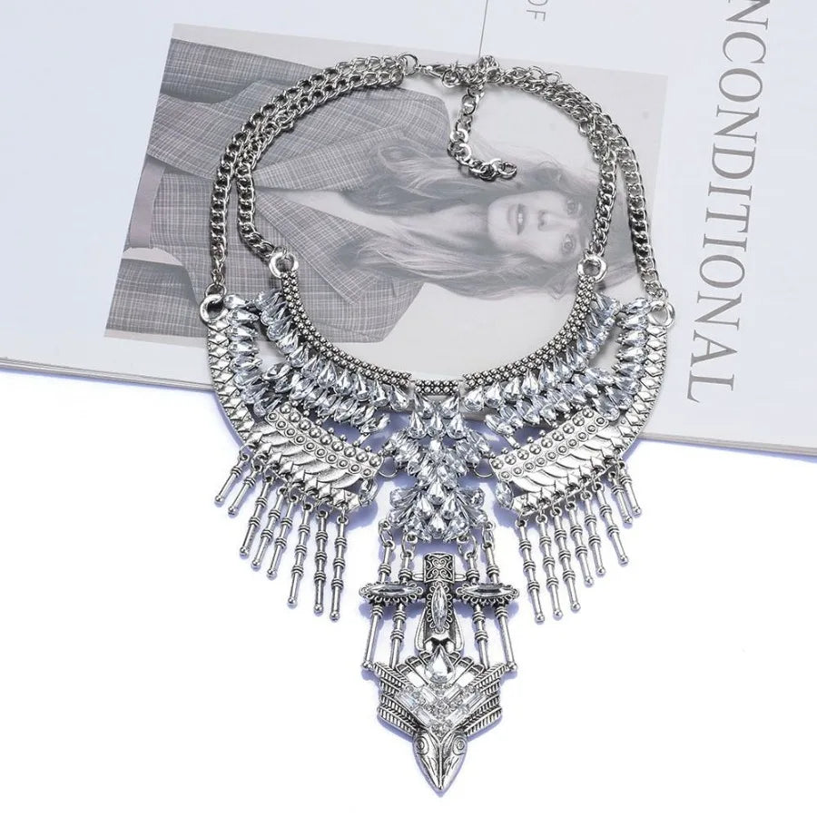 Luxury Diamond Long Clavicle Necklace