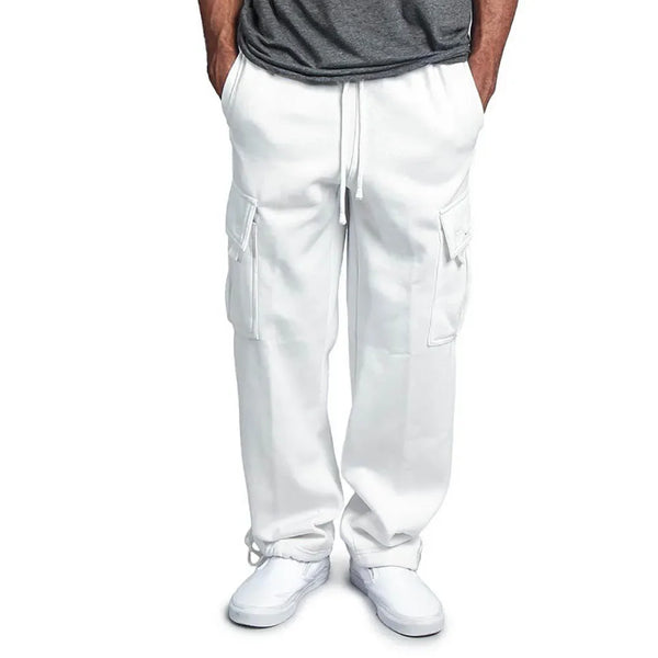 Winter Fleece Cargo Jogger Pants