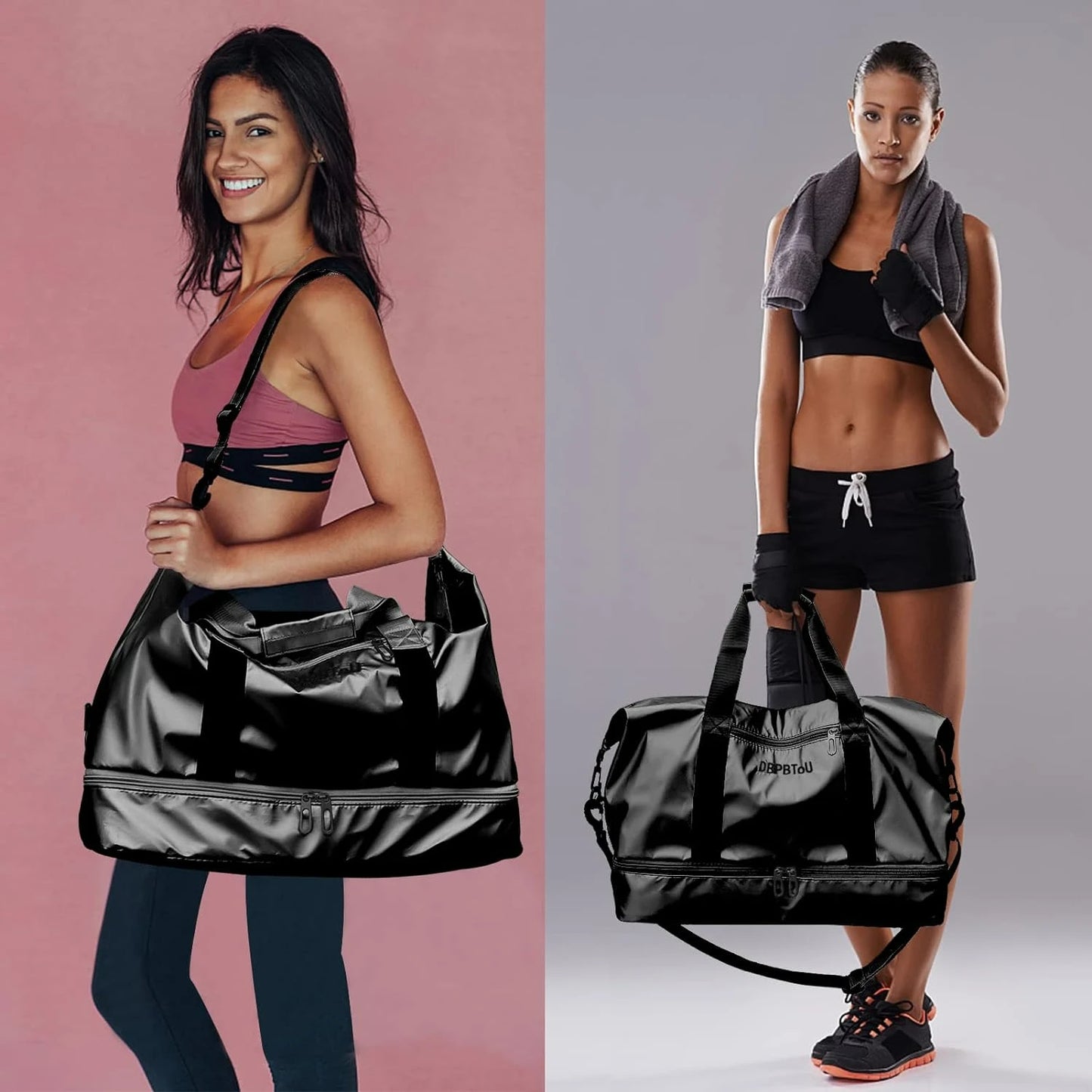 Stylish and waterproof gym duffel bag