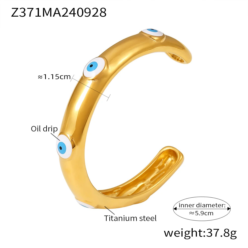 Gold Plated Waterproof Charm Bracelet