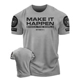 Strength Workout T-Shirt - 3D Printed Gym Tee | East R Us