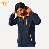 Men's Fleece Soft Shell Parker Coat