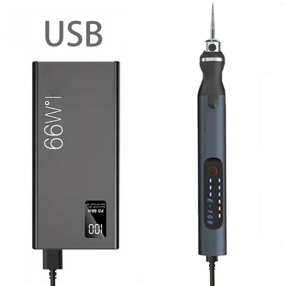 Usb cordless rotary woodworking engraving pen diy