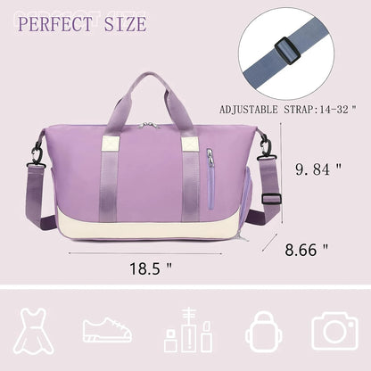 Lightweight compact and convenient duffel bag
