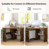 90° Corner Computer Table