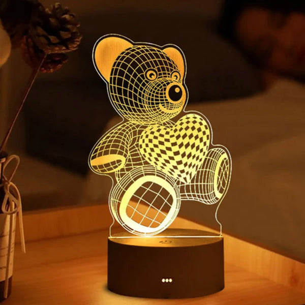 3D Acrylic USB LED Night Lights