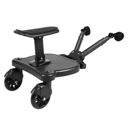 Pedal stroller glider ride seat