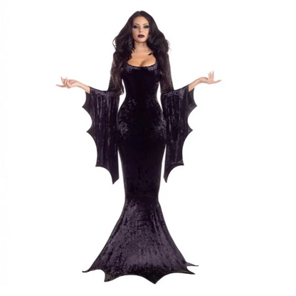 Trumpet Sleeves Evil Witch Halloween Costume