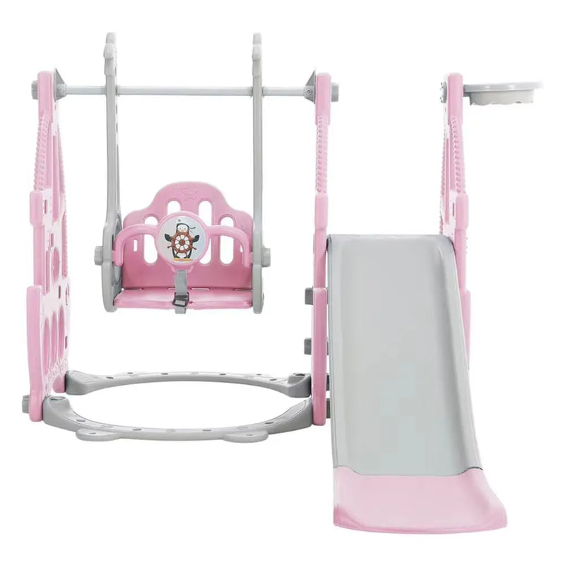3 in 1 Kids Garden Climber Slide & Swing Set